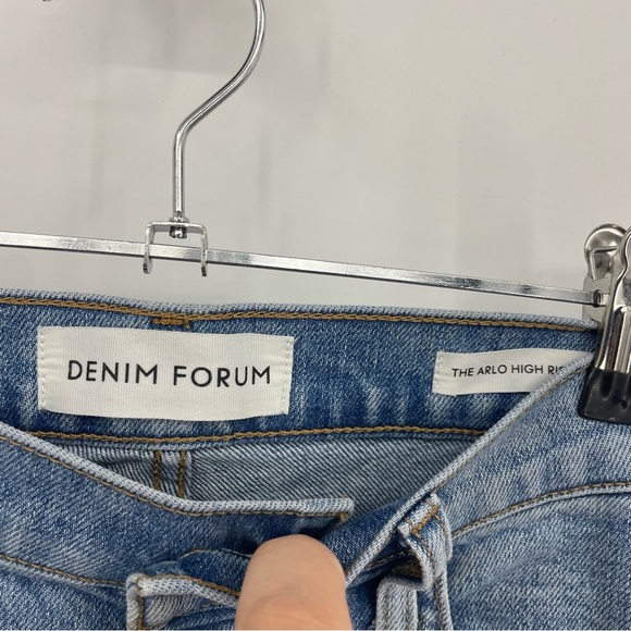 Aritzia Denim Forum The Arlo High Rise Straight Jeans Sz 25 - Picture 4 of 12